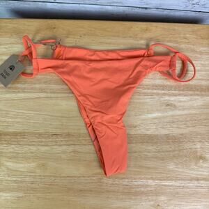 Free People X Toast Signature Twist Bikini Bottoms Nectarine size XL